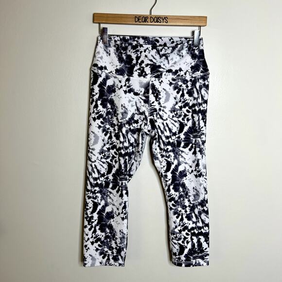 RBX Abstract Pattern Athletic Capri Leggings - Picture 1 of 6